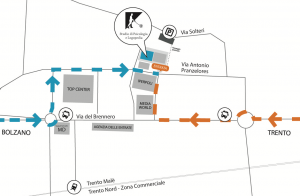 mappa studio psicologia michele facci trento